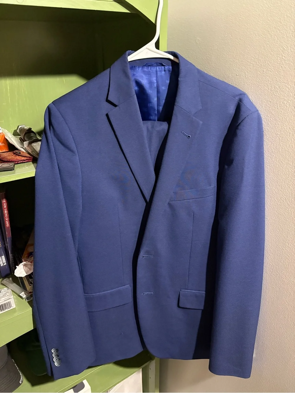Ben Sherman Navy Blazer Two-Button Sport Coat